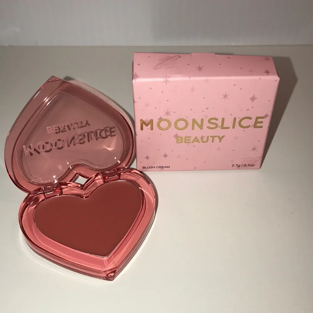 Moonslice Beauty Blush Cream in “Cutie Pie” (Coral Pink) new